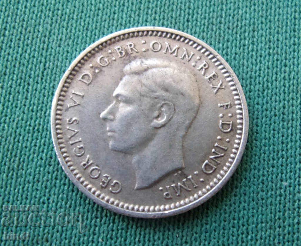 Australia 3 Pennies 1942 Silver cu preț € 3.07 | 6.00 BGN