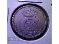 Danemarca 25 Ore 1921 Rândul de argint