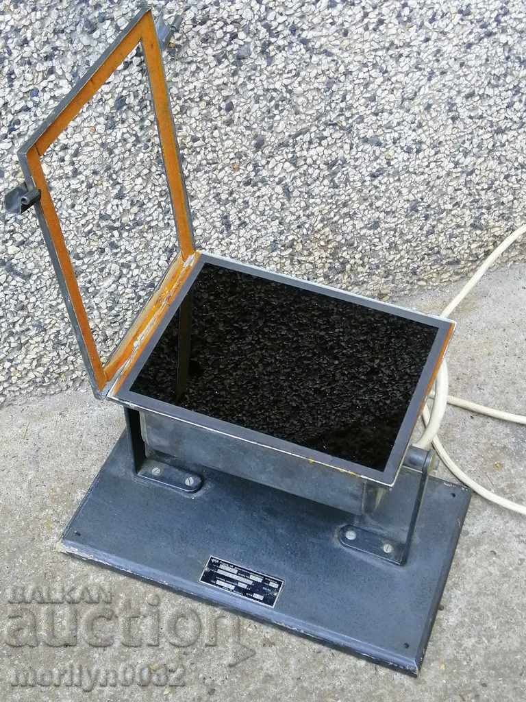 Delivery of Medicine lamp with colored glass reflector 1960s Delivery of Medicine lamp with colored glass reflector 1960s