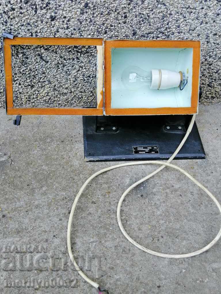 Medicine lamp with colored glass reflector 1960s - 6 Medicine lamp with colored glass reflector 1960s - 6