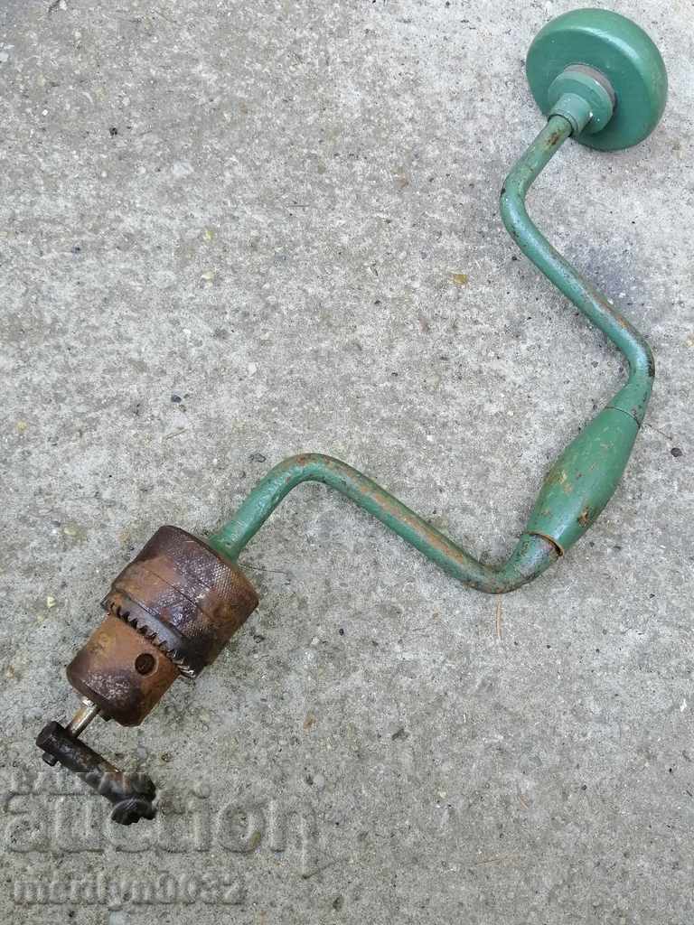 Old carpentry, drill, tool, wrought iron with price 39.00 BGN | € 19.94 Old carpentry, drill, tool, wrought iron with price 39.00 BGN | € 19.94