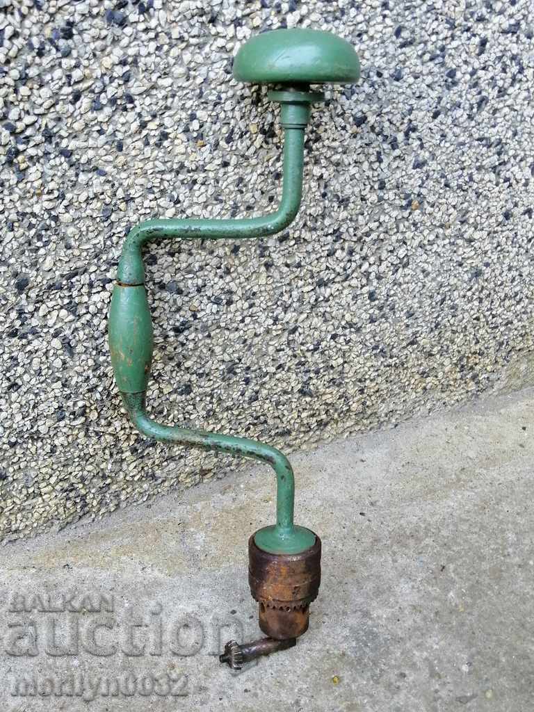 Old carpentry, drill, tool, wrought iron - 7 Old carpentry, drill, tool, wrought iron - 7