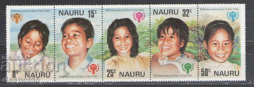 1979. Nauru. Anul internațional al copilului. Bandă.