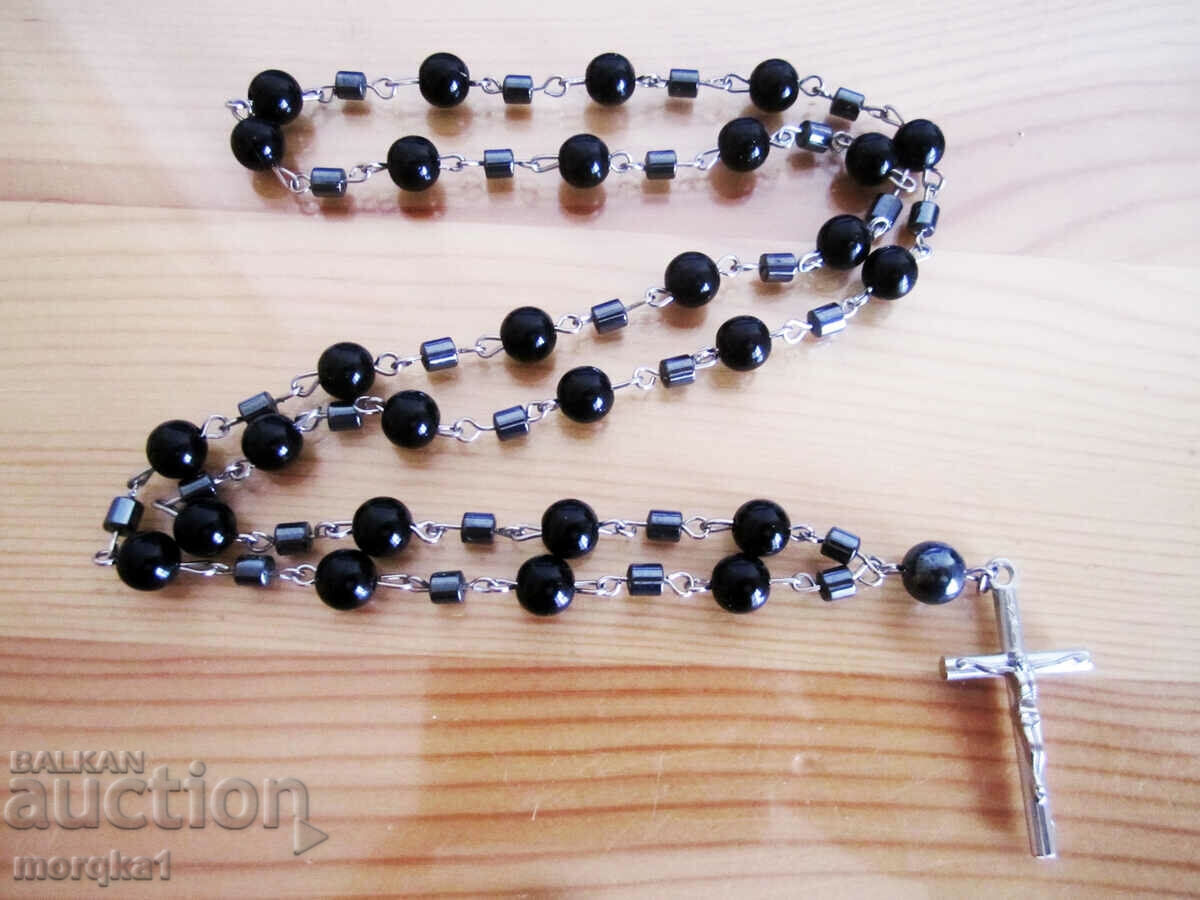Necklace type rosary, rosary, cross, crucifix, crucifix - 5