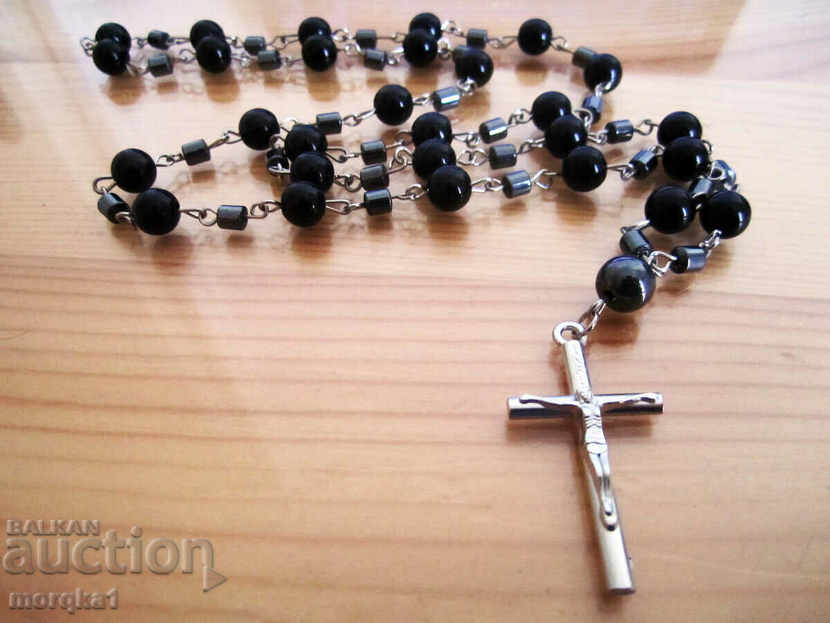 Necklace type rosary, rosary, cross, crucifix, crucifix - 7