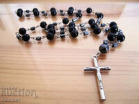 Bead type rosary, rosary, with Templar cross, crucifix