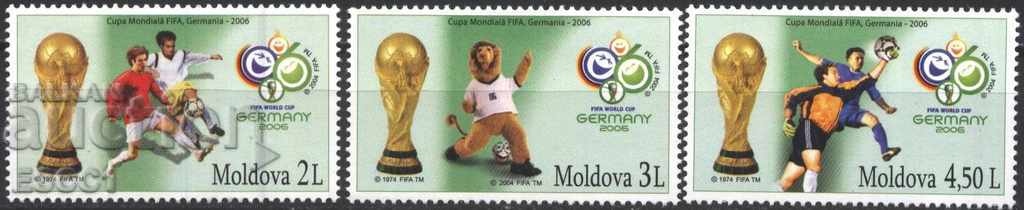 Чисти марки  Спорт Футбол СП Германия 2006  от Молдова