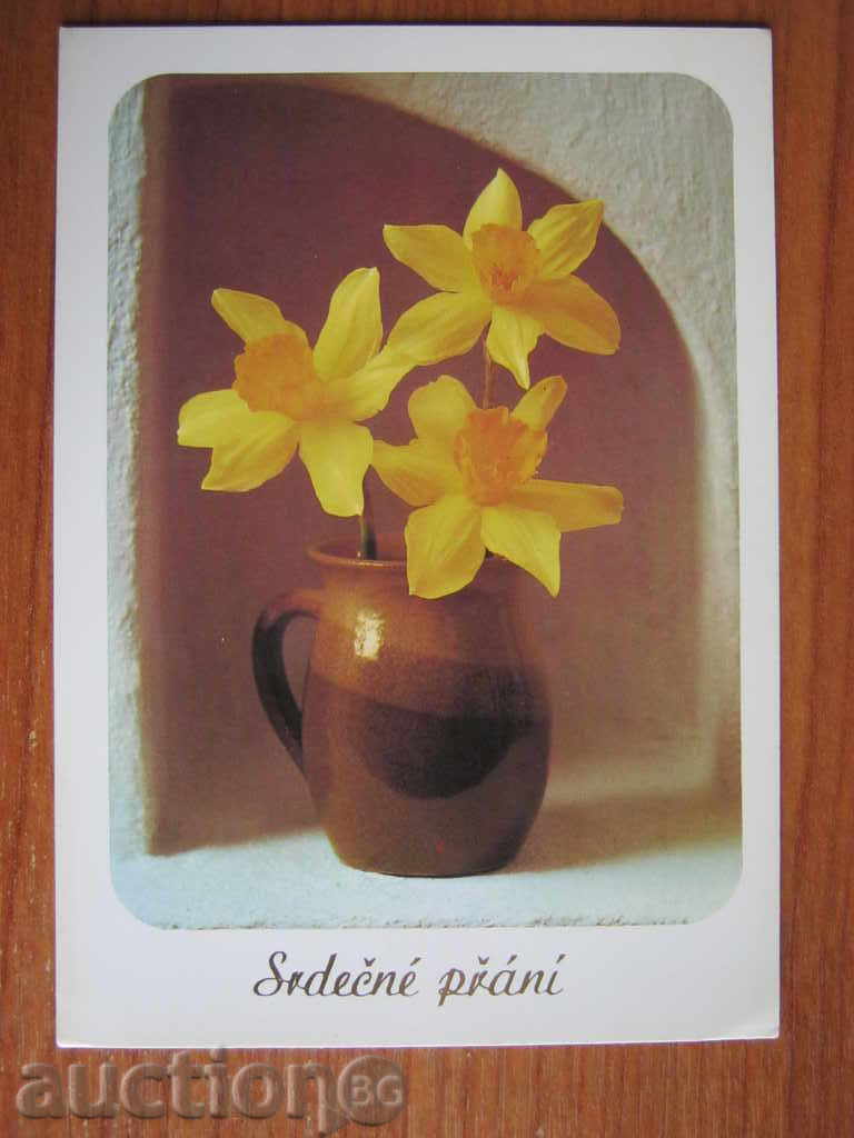 Greeting card. Czechoslovakia