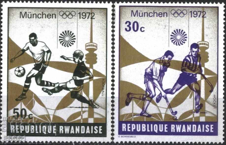 Pure Marks Olympic Games Football Field Hockey 1972 Rwanda