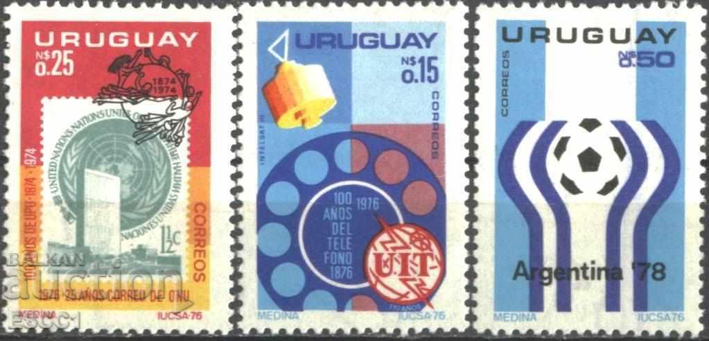 Branduri pure Sport Football UN Communications 1976 din Uruguay