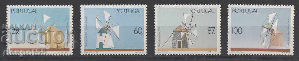 1989. Portugalia. Windmills.