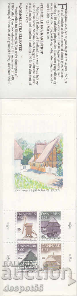 Auction 1997. Denmark. 100th anniversary of the open-air museum. Carnet. Auction 1997. Denmark. 100th anniversary of the open-air museum. Carnet.