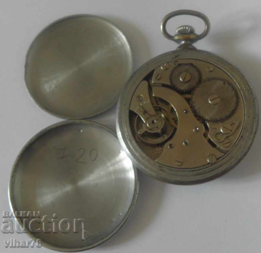 RARE MILITARY POCKET WATCH-UMF-RUHLA-THIEL - 5 RARE MILITARY POCKET WATCH-UMF-RUHLA-THIEL - 5