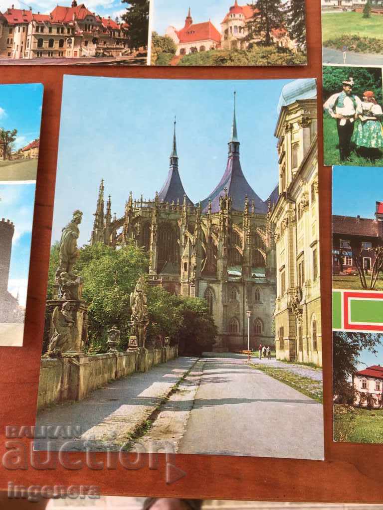 CARDS-CZECHOSLOVAKIA FROM SOCA-25 BR-LOT with price 5.30 BGN | € 2.71