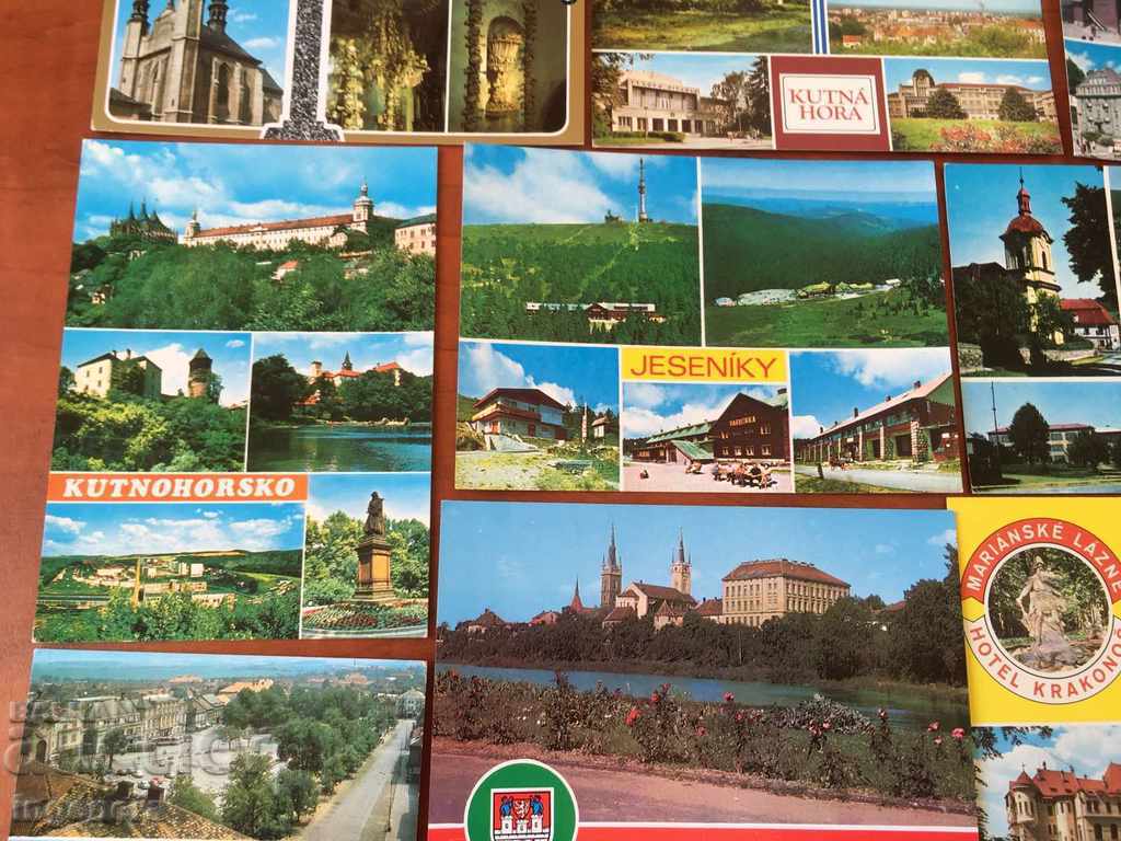 CARDS-CZECHOSLOVAKIA FROM SOCA-25 BR-LOT - 6