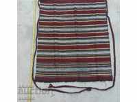 OLD LARGE PAINTED REVIVAL APRON - 1000% WOOL