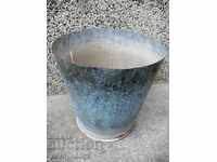 Brass bucket garden bowl, flower pot flowerpot basin