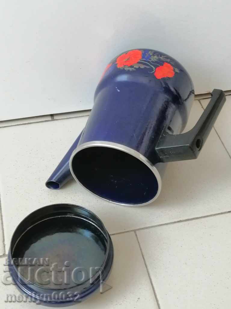 Old enameled teapot, coffee maker, kettle - 5 Old enameled teapot, coffee maker, kettle - 5