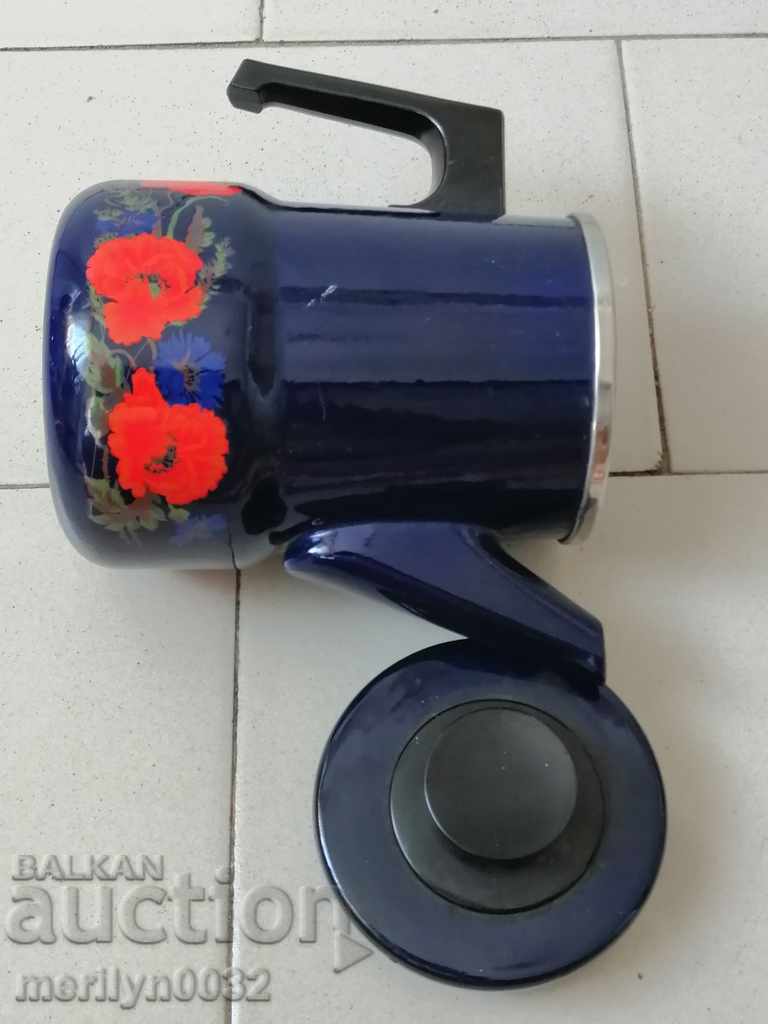 Old enameled teapot, coffee maker, kettle - 6 Old enameled teapot, coffee maker, kettle - 6