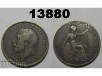Великобритания 1 пени 1912-H монета