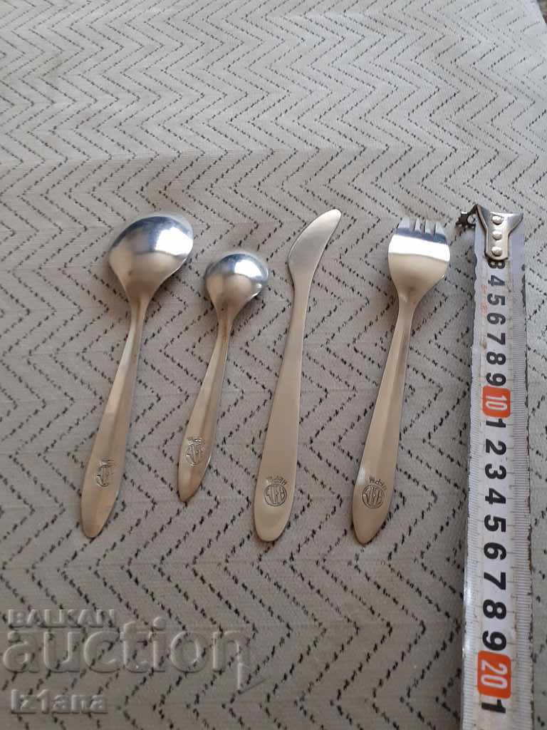 Old tourist cutlery - 5 Old tourist cutlery - 5