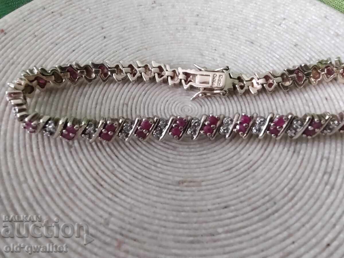 Auction  Silver Hryvnia with Rubies and other silver 925