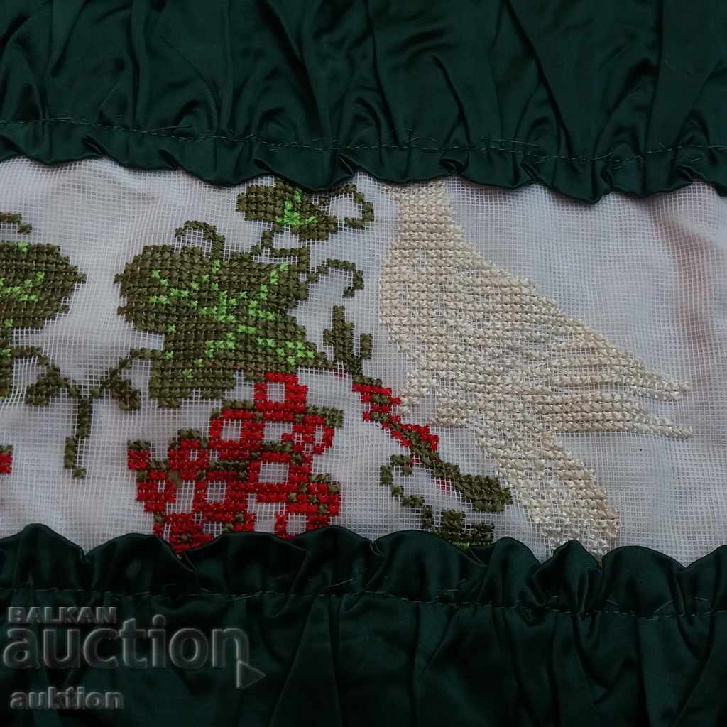 HAND-EMBROIDERED REVIVAL CUSHION COVER - 5 HAND-EMBROIDERED REVIVAL CUSHION COVER - 5