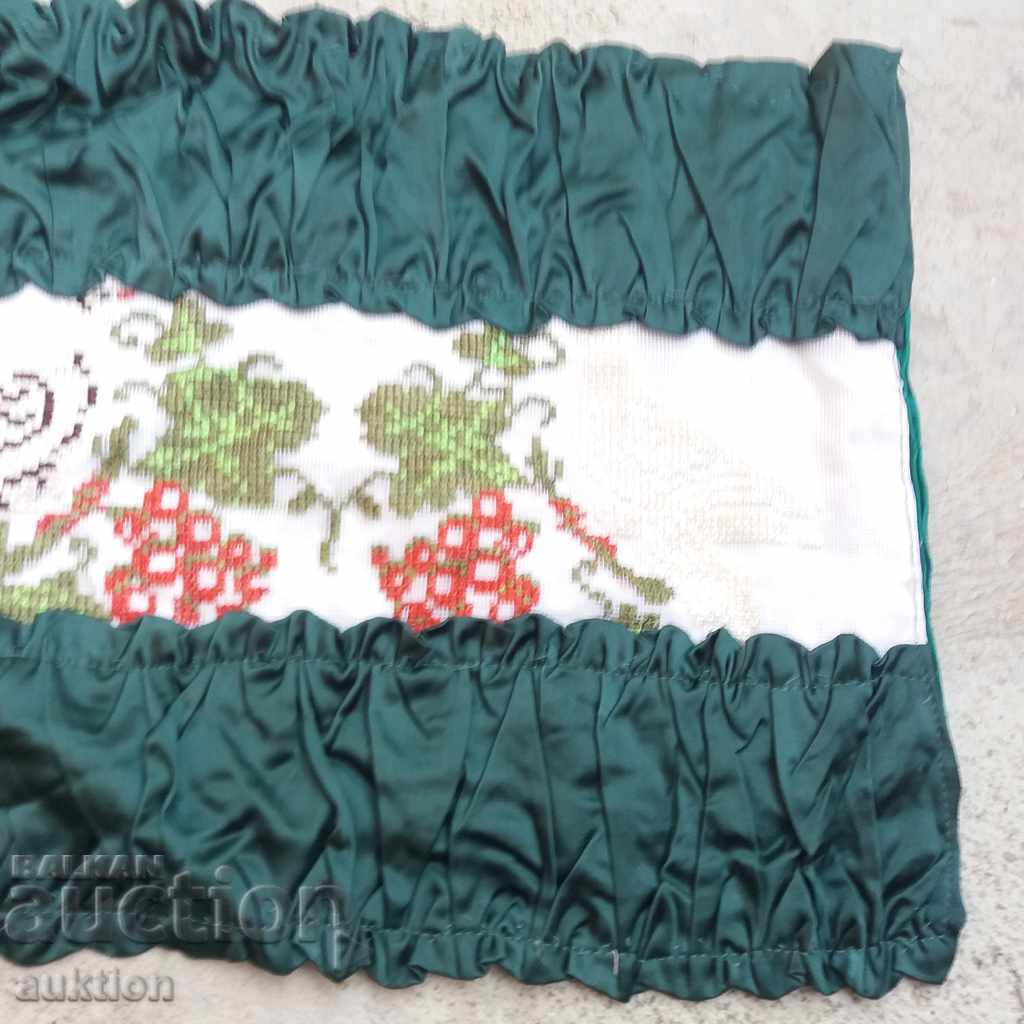 HAND-EMBROIDERED REVIVAL CUSHION COVER - 6 HAND-EMBROIDERED REVIVAL CUSHION COVER - 6