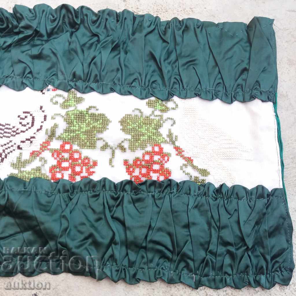 HAND-EMBROIDERED REVIVAL CUSHION COVER - 7 HAND-EMBROIDERED REVIVAL CUSHION COVER - 7