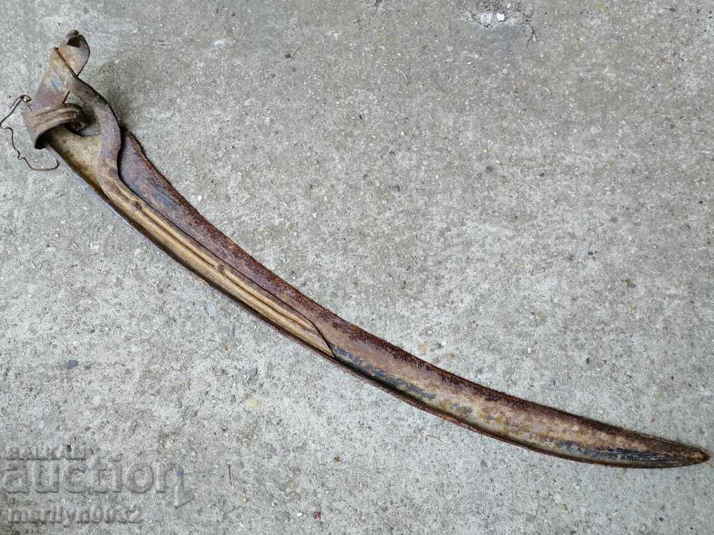 Delivery of Old hand-forged mowing hair, wrought iron Delivery of Old hand-forged mowing hair, wrought iron