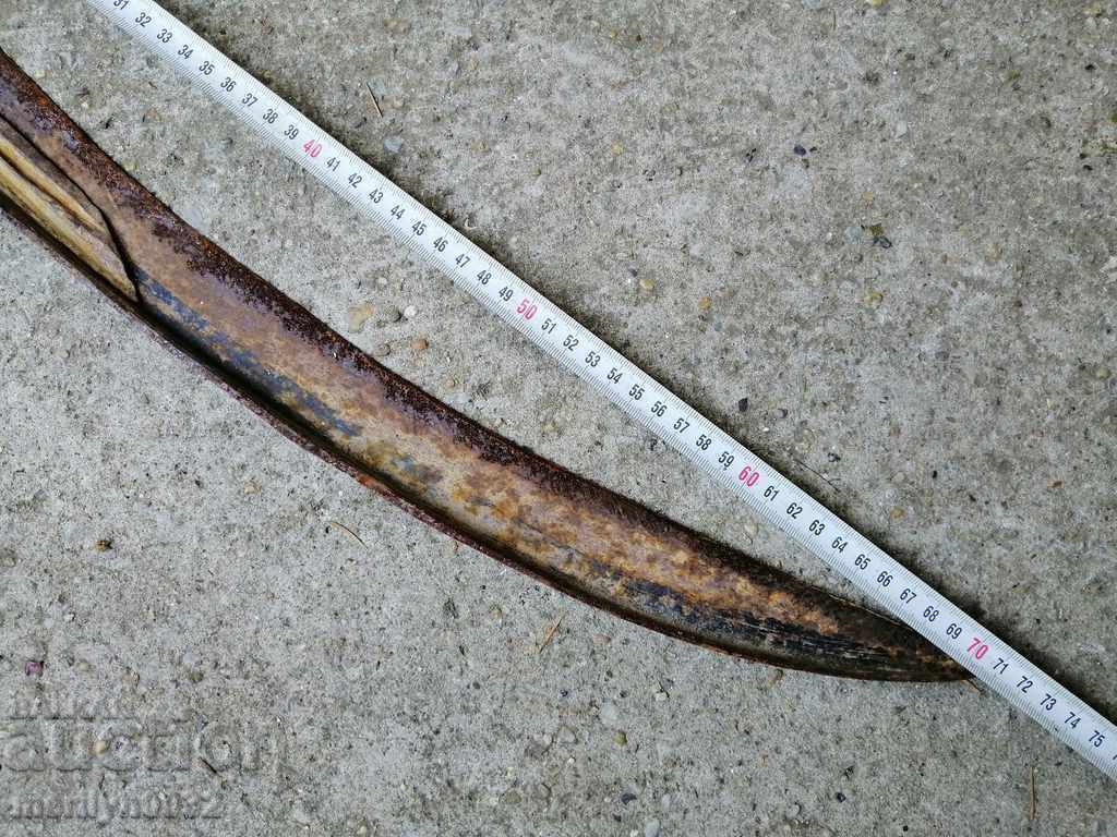 Old hand-forged mowing hair, wrought iron - 5 Old hand-forged mowing hair, wrought iron - 5