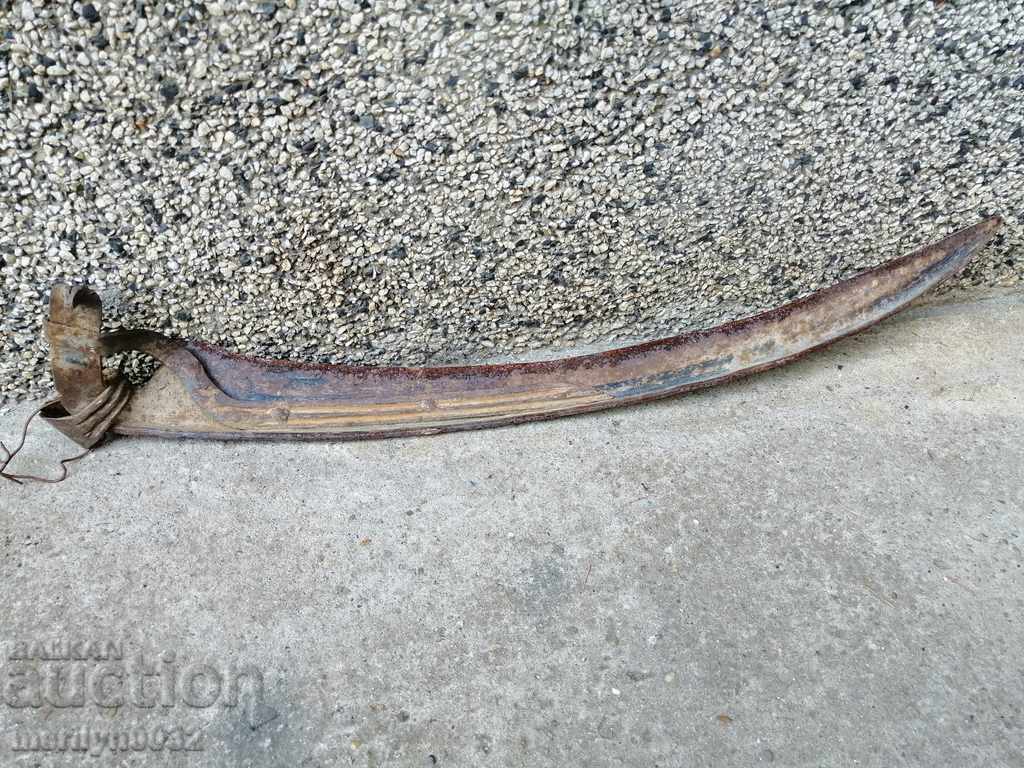 Old hand-forged mowing hair, wrought iron - 6 Old hand-forged mowing hair, wrought iron - 6