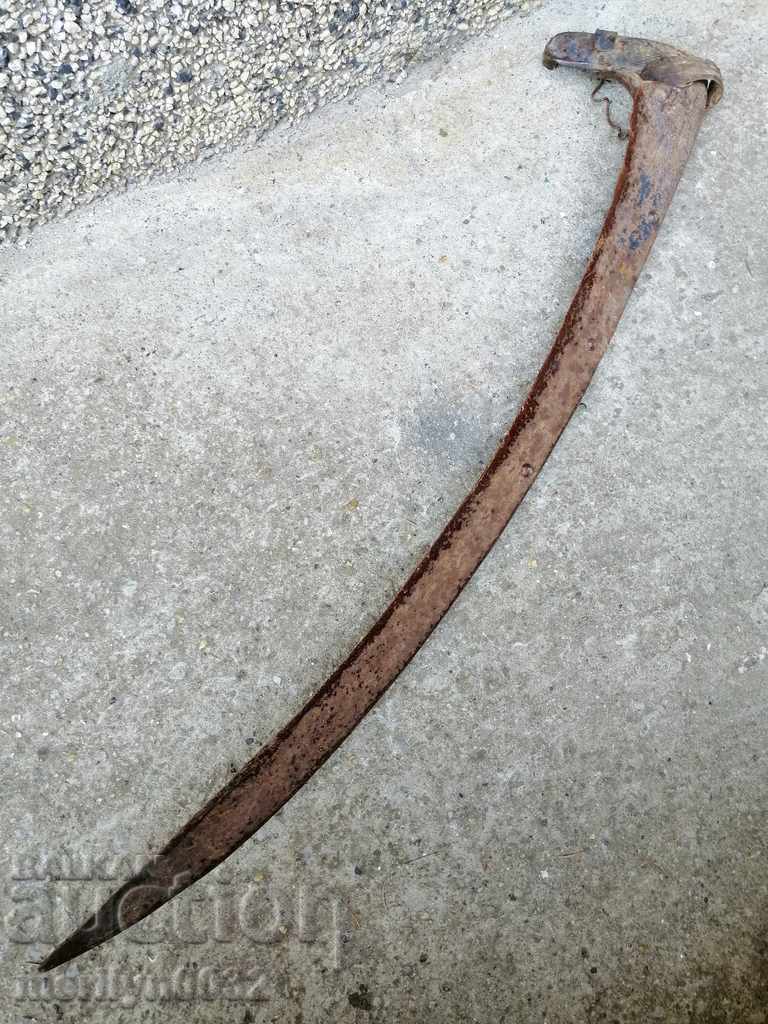 Old hand-forged mowing hair, wrought iron - 7 Old hand-forged mowing hair, wrought iron - 7