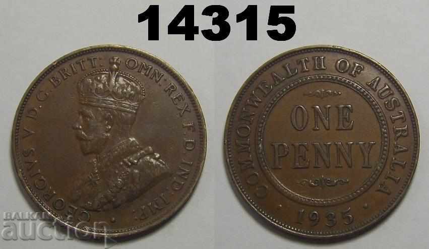 Australia 1 penny 1935 coin