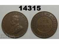 Австралия 1 пени 1935 монета