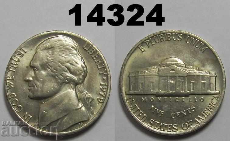 Statele Unite 5 cenți 1979 Monedă excelentă