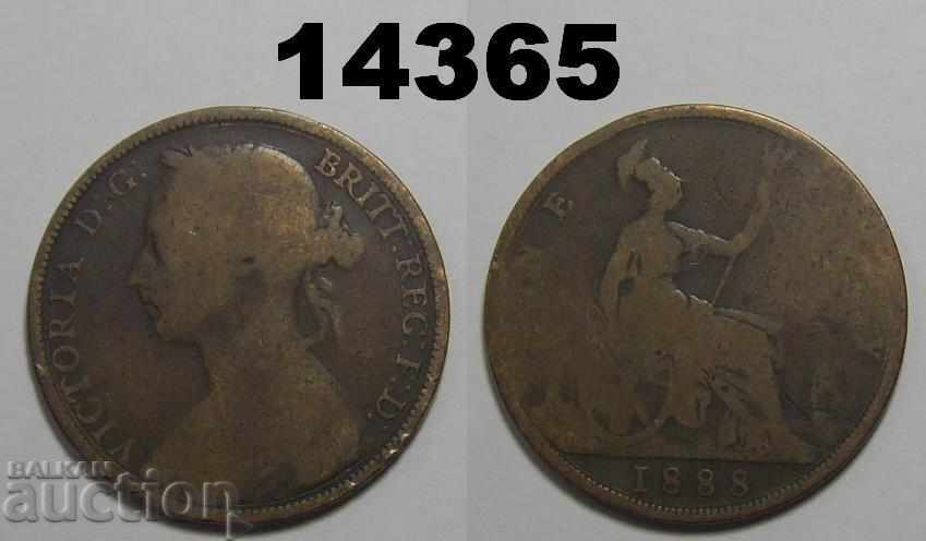 Great Britain 1 penny 1888 coin