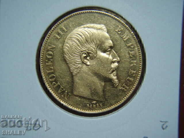 50 φράγκα 1856 Α Γαλλία (50 φράγκα Γαλλία) /2/ - AU (χρυσός) - 5 50 φράγκα 1856 Α Γαλλία (50 φράγκα Γαλλία) /2/ - AU (χρυσός) - 5