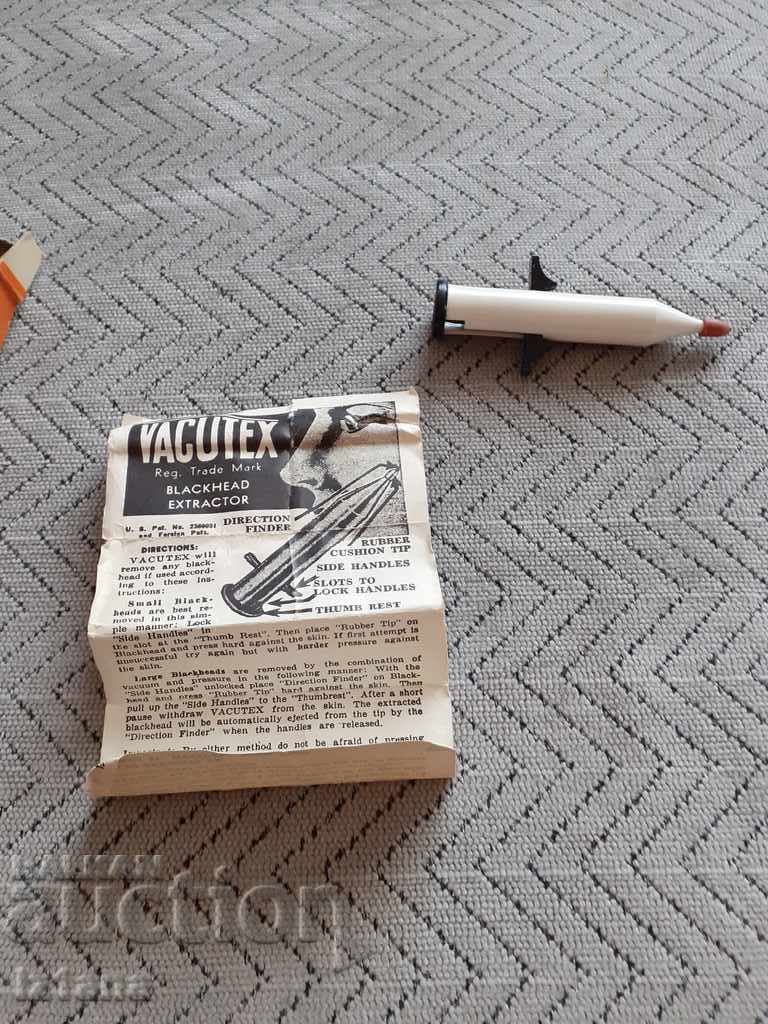 Auction Old device, pipette for extracting nasal secretions Vacutex Auction Old device, pipette for extracting nasal secretions Vacutex