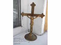 Bronze cross table with the crucifix - 250 g.