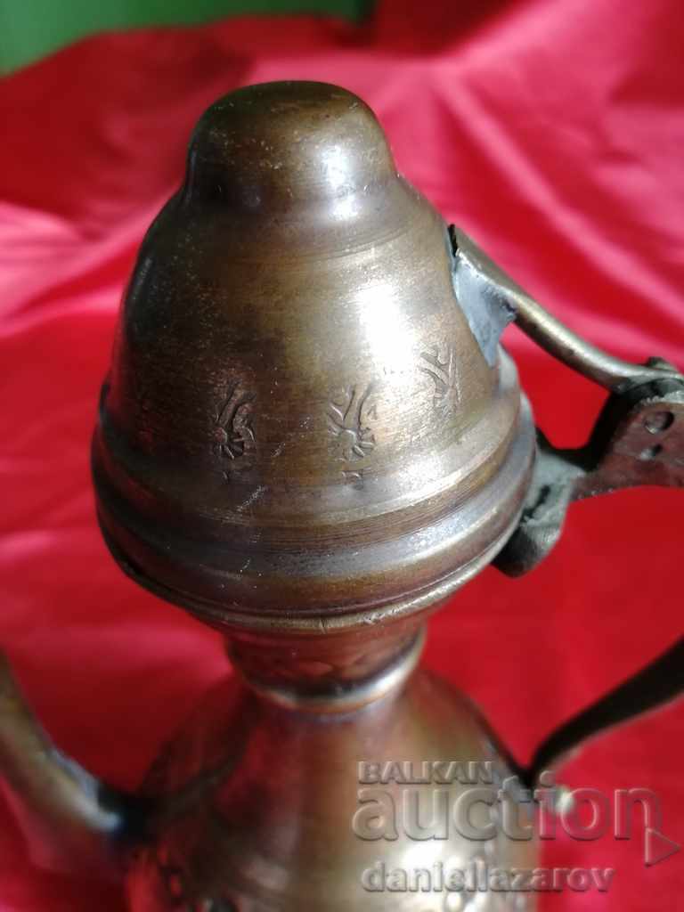Auction Hand Forged Turkish Copper IBRIK, Kana Auction Hand Forged Turkish Copper IBRIK, Kana