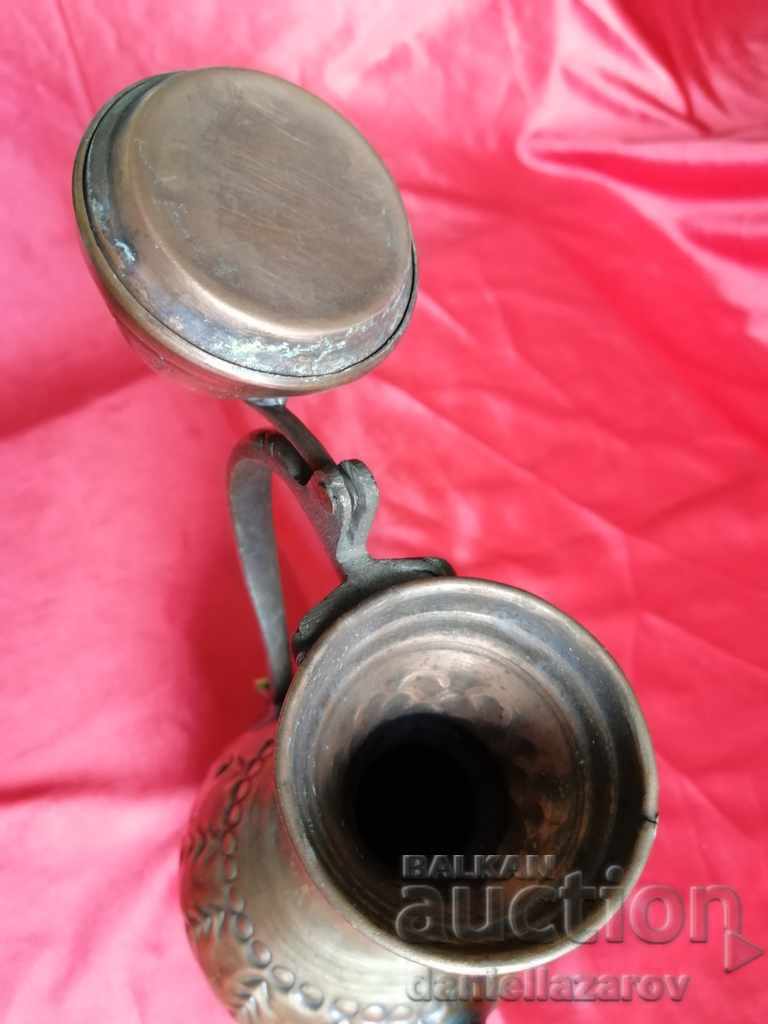 Hand Forged Turkish Copper IBRIK, Kana - 6 Hand Forged Turkish Copper IBRIK, Kana - 6