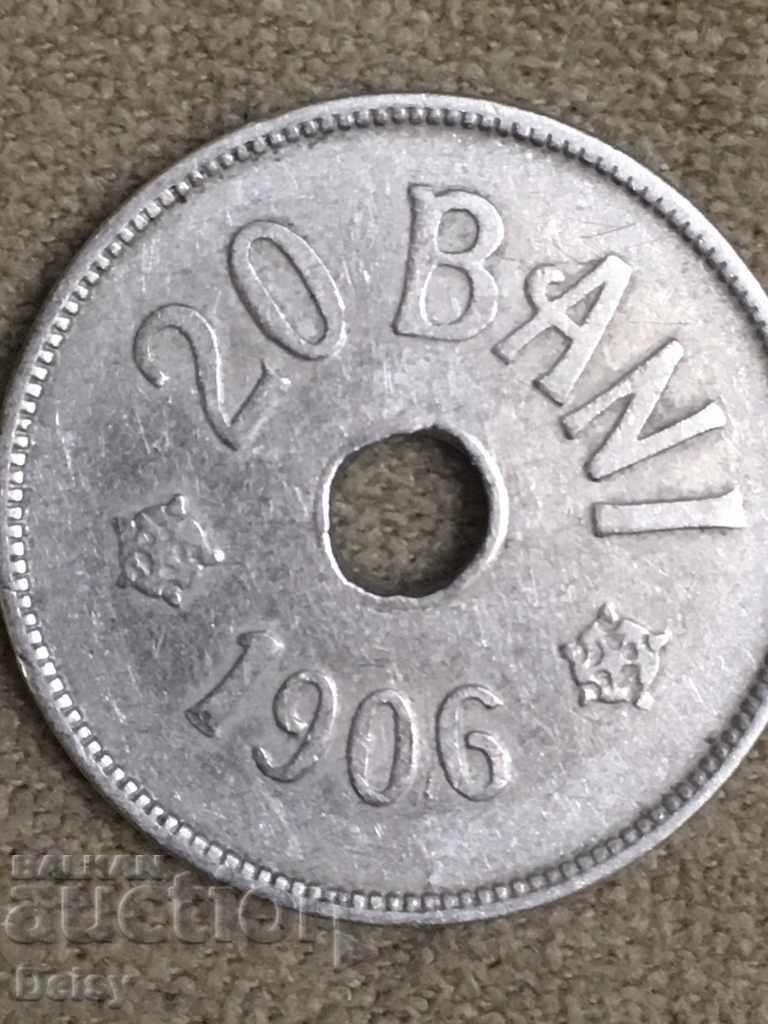 Ρουμανία 20 λουτρά 1906 J