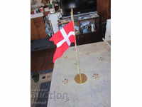 Μοναδική χάλκινη σημαία κοντάρι σημαίας Danzing Grupen