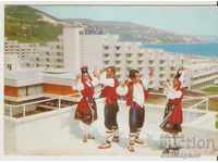 Card Bulgaria Albena Resort Folk ensemble 1 *