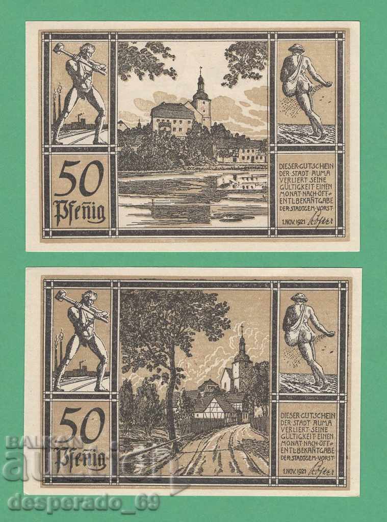 Auction (¯` '• .¸NOTGELD (gr. Auma) 1921 UNC -5 banknotes¸. •' ´¯) Auction (¯` '• .¸NOTGELD (gr. Auma) 1921 UNC -5 banknotes¸. •' ´¯)