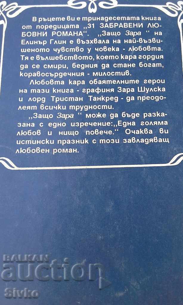 Защо Зара Елинър Глин с цена 0.01 лв. | € 0.01 Защо Зара Елинър Глин с цена 0.01 лв. | € 0.01