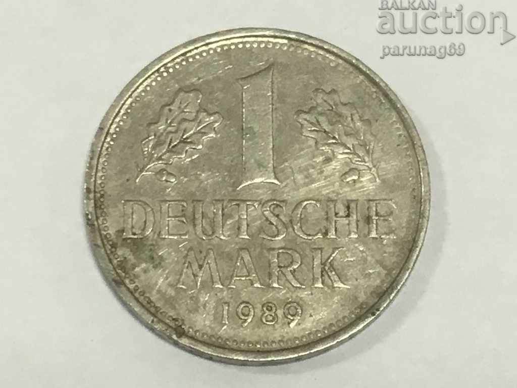 Германия 1 марка 1989 година F  (L.27.7)
