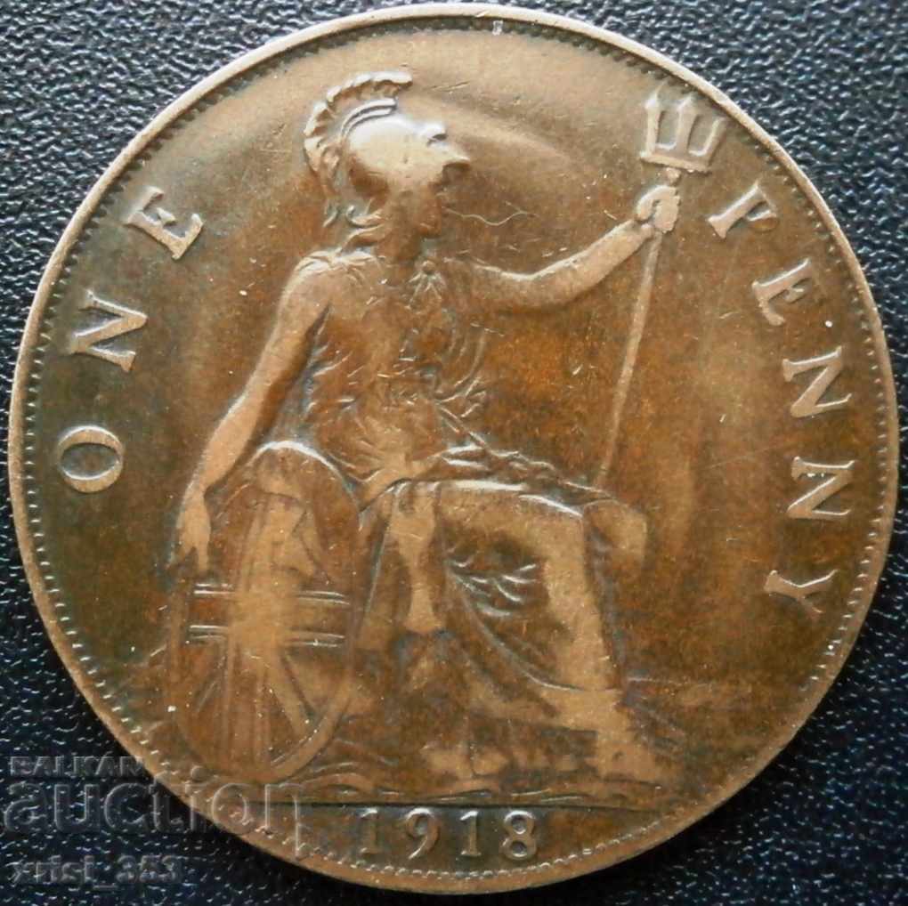 Great Britain Penny 1918