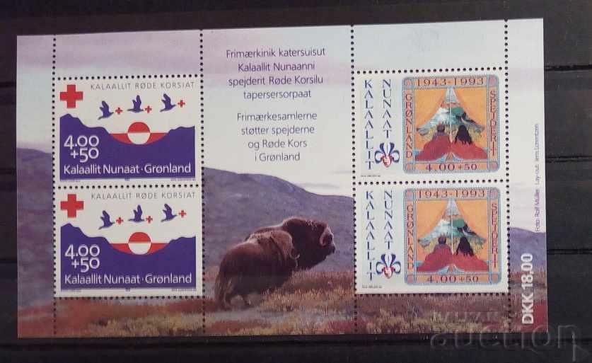 Γροιλανδία 1993 Ερυθρός Σταυρός / Πρόσκοποι Block MNH